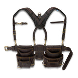 OX Tools Oil Tanned Leather Framing Rig with L/XL Belt and Padded Suspender