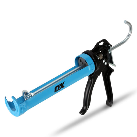 OX Pro 10-Ounce Heavy Duty Caulk Gun | 24:1 Thrust Ratio
