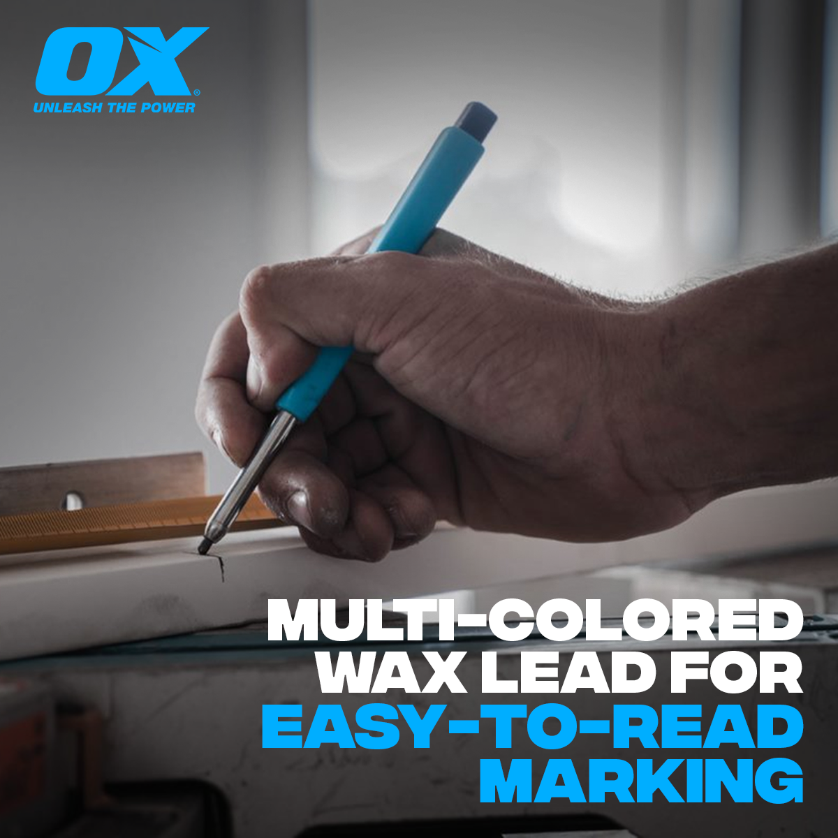 Tuff Carbon Marking Pencil Value Pack | 4 Leads Included - OX Tools