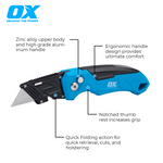 OX Pro Heavy Duty Fixed Blade Folding Knife