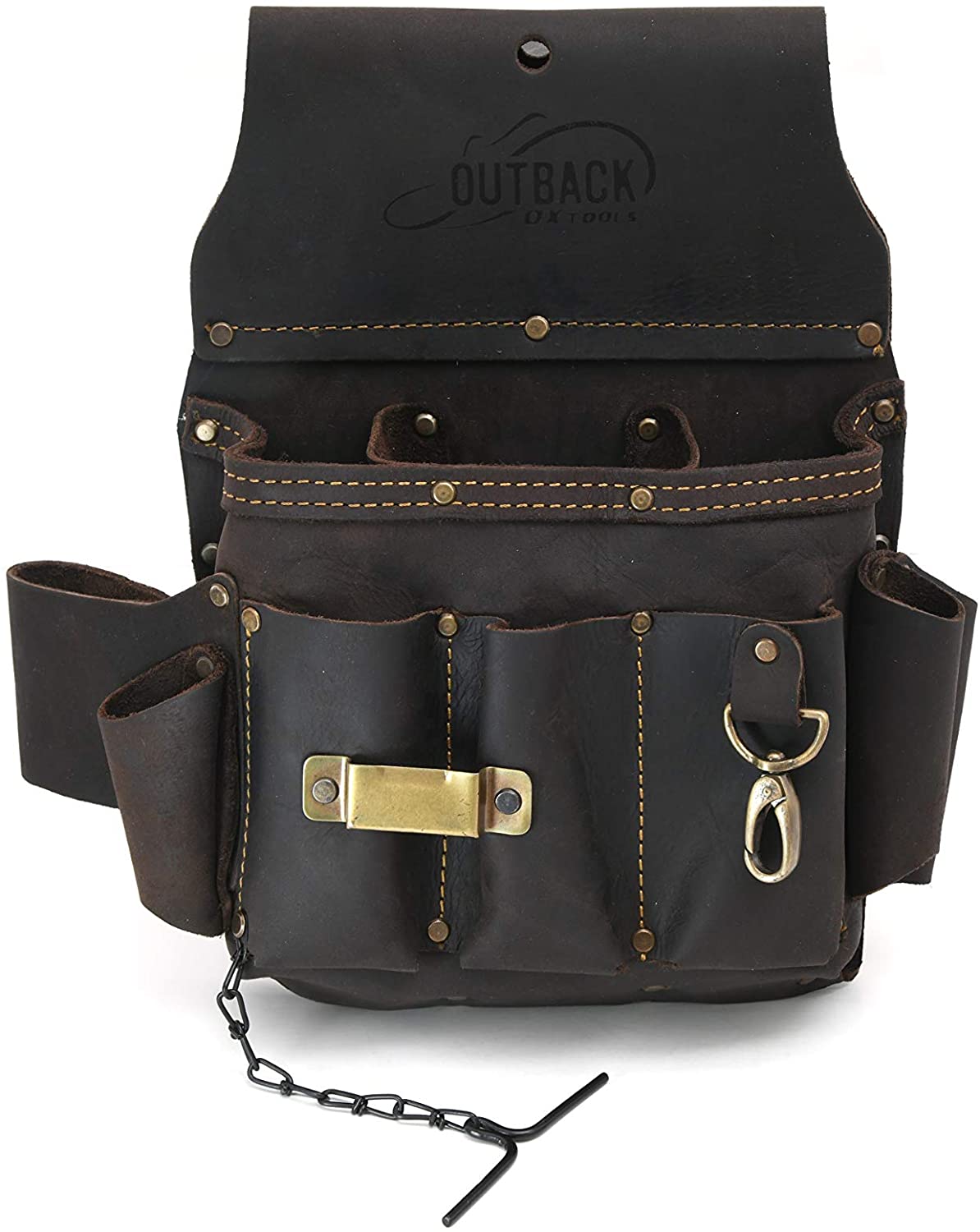 Electrician's Tool Pouch | Oil-Tanned Leather - OX Tools