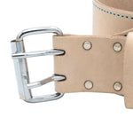 OX TOOLS Pro 3-Inch White Leather Tool Belt - Large 34" to 44" Waist | For Tool Rigs, Pouches & Holsters - OX Tools