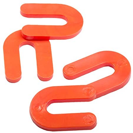 3/16-Inch Horseshoe Shim Spacers | Orange - 1,000 PCS - OX Tools