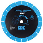 OX Tools Ultimate Metal Cutting 14-Inch Chop Saw Blade, Steel, Iron, Aluminum - OX Tools