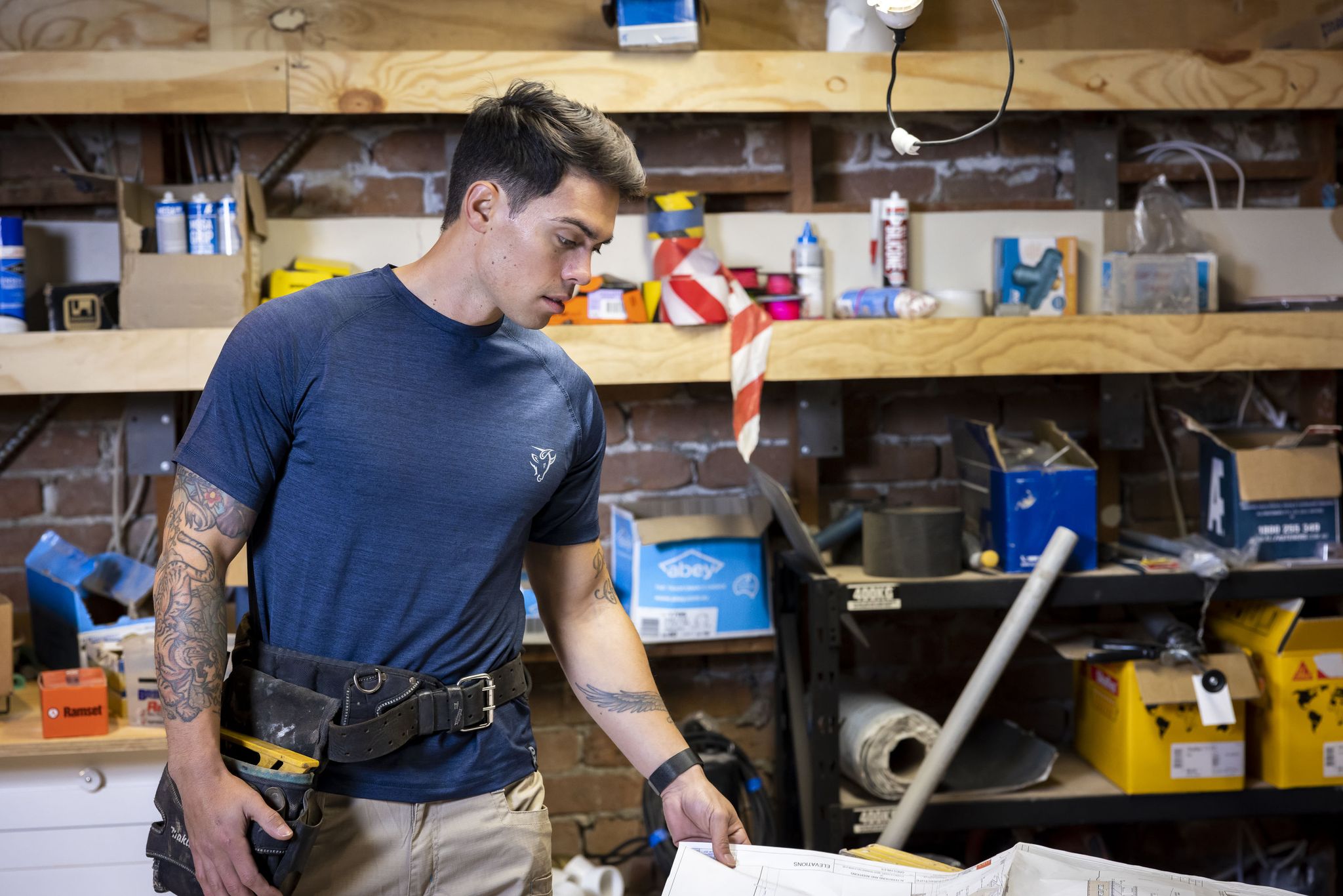 OX Tech Tee - Navy - OX Tools