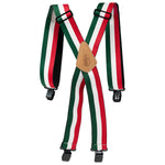 Pro Mexican Flag Nylon Suspenders