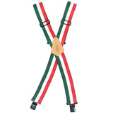 Pro Mexican Flag Nylon Suspenders