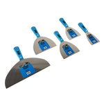 OX Trade Drywall Joint Knife Set - 5 Pack | 3", 4", 5", 6", 10" - Stainless Steel - OX Tools