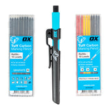 OX TOOLS Pro Tuff Carbon Marking Pencil | Pencil Holder with Sharpener & Belt Clip - OX Tools