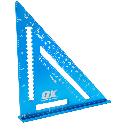 Pro Aluminum Rafter Square | 12-Inch / 300mm