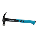 OX Trade 16-Ounce Fiberglass Straight Claw Hammer