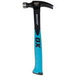 OX Trade 16-Ounce Fiberglass Straight Claw Hammer