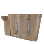 OX TOOLS Trade Series Suede Leather Drywall Pouch - 7 Pockets | Heavy Duty Leather & Reinforced Riveting - OX Tools